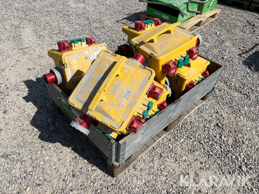 Byggestrømstavler NST 63A - 6 styk