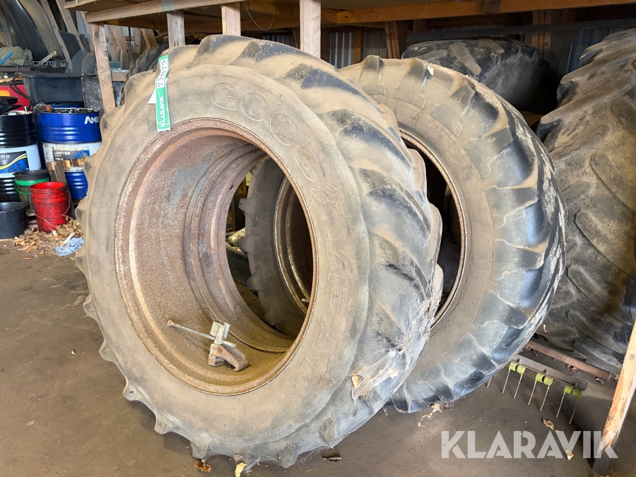 Tvillingehjul Michelin og Goodyear, 2 Styk