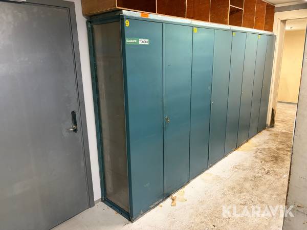 Værkstedsskabe med nøgler 4 styk