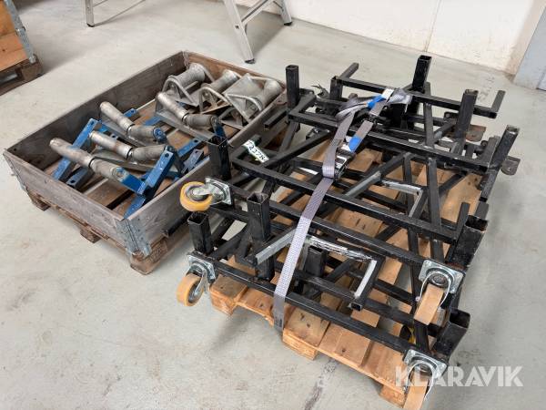 Ruller og transportvogne - 2 paller
