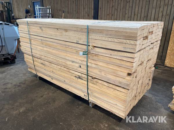 Ovntørret Egetræ/ Rød Egetræsbrædder/planker 156 styk
