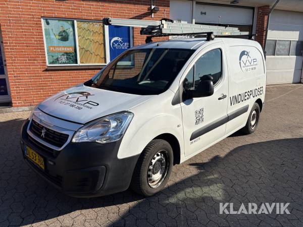 Varebil/vinduespudserbil Peugeot Partner Van 1.6 BlueHDi 100 hk L1 ESG