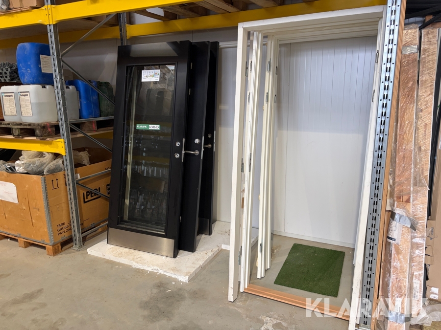 Indvendig døre + karme Swedoor Massiv 6 styk døre 1 styk dobbelt