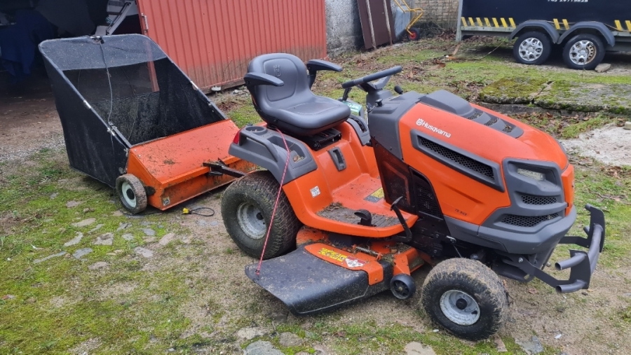 Havetraktor med opsamler