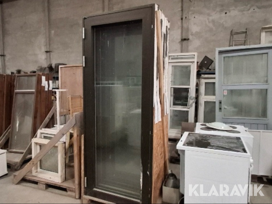 Terrassedøre 5 styk træ/alu