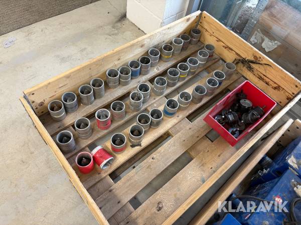 Rørafgratere Ridgid/Rems/Roller - 1 palle