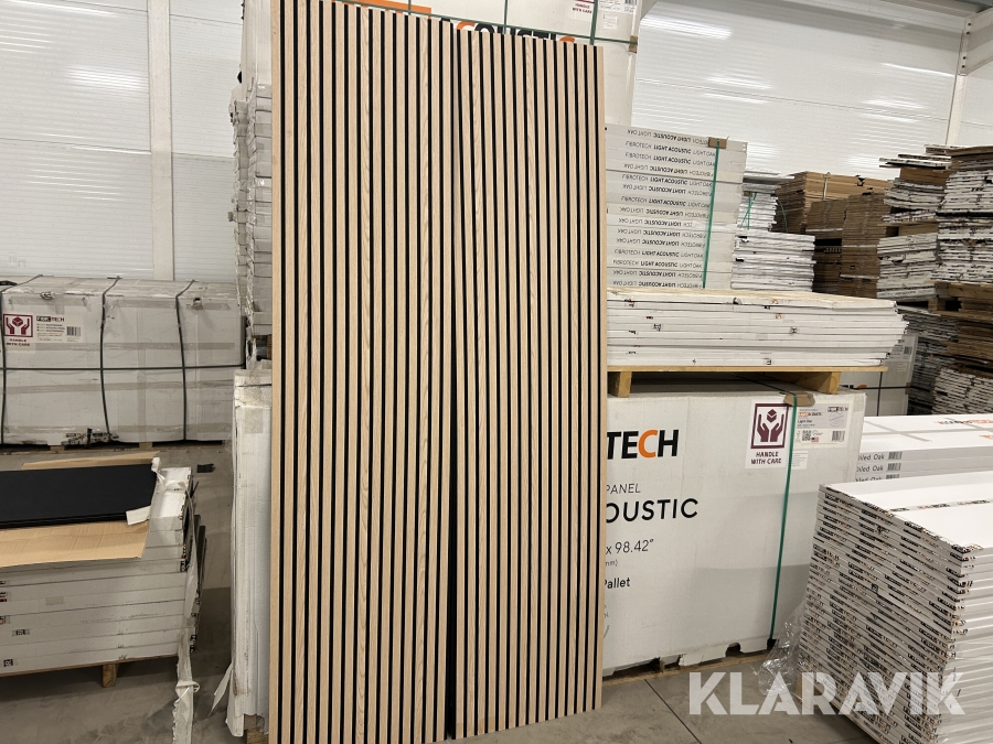 Akustikpaneler Fibrotech Light oak LIGHT 40 styk