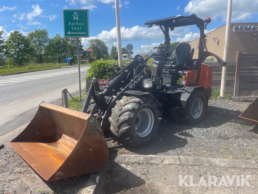 Minilæsser Kubota RT280-2 4WD med skovl