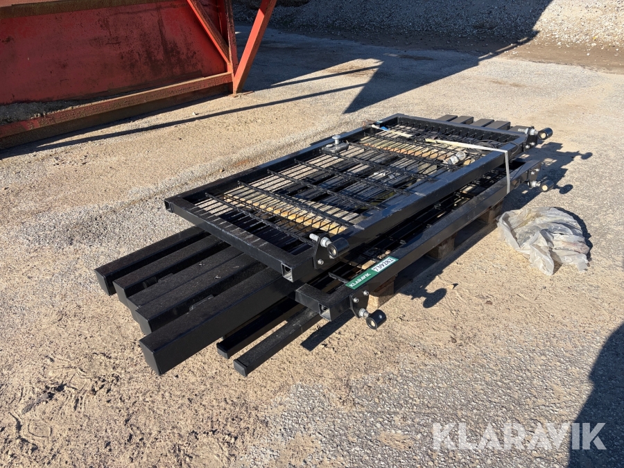 Galvaniseret låger 2 styk låger + stolper