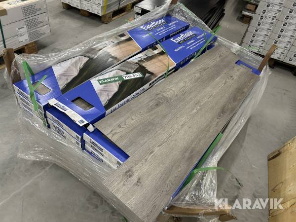 SPC Gulv Everfloor Los Angeles Antique Wood 61m2 med underlag