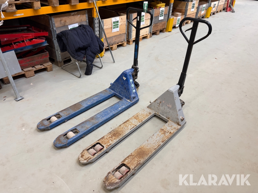 Palleløftere Silverstone & NH Handling - 2500kg og 2200kg - 2 styk