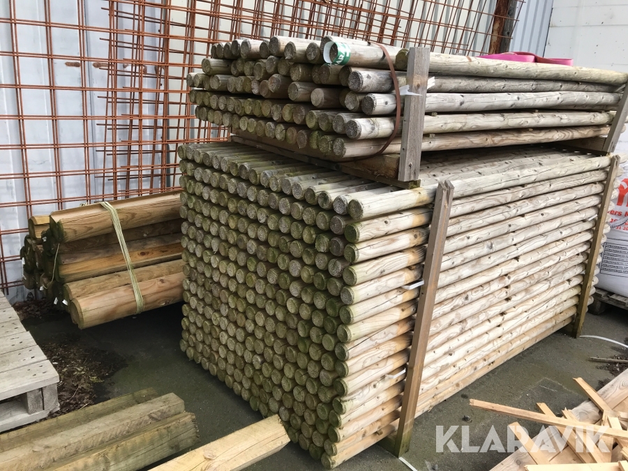 Raftehegn inkl stolper