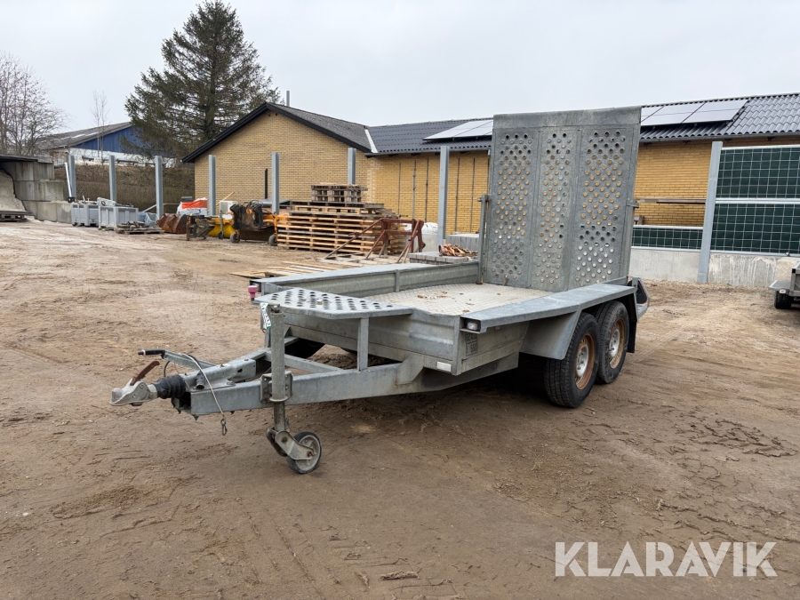 Maskinetrailer Gewe 2700GV 2700kg - 2-akslet