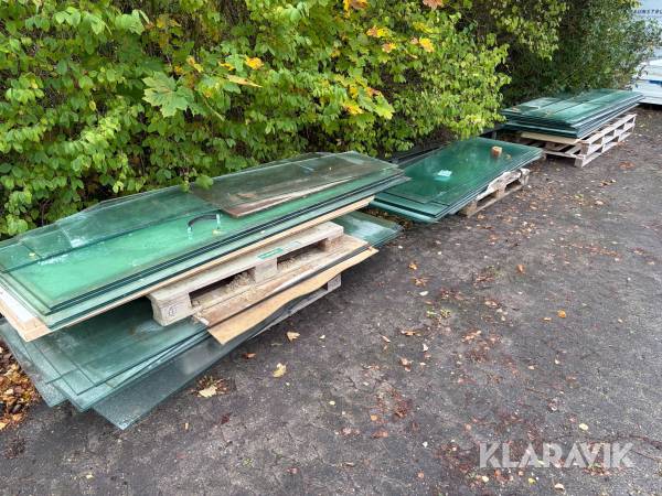 2 lags glas - cirka 28 styk