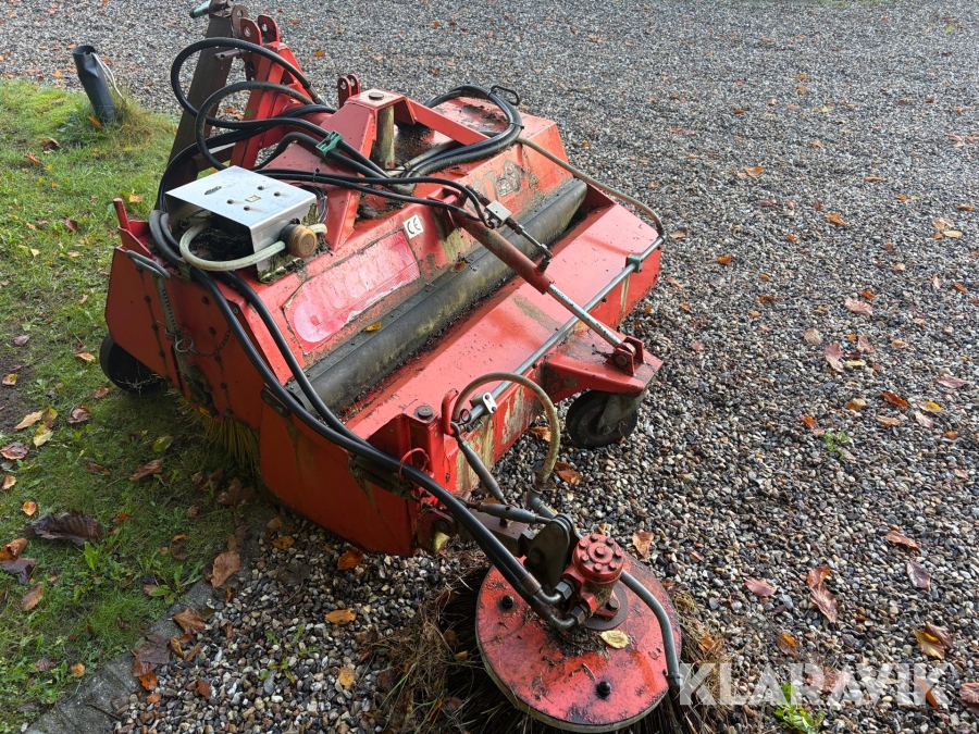 Hydraulisk kost Dücker HDK1300 med vandtilslutning