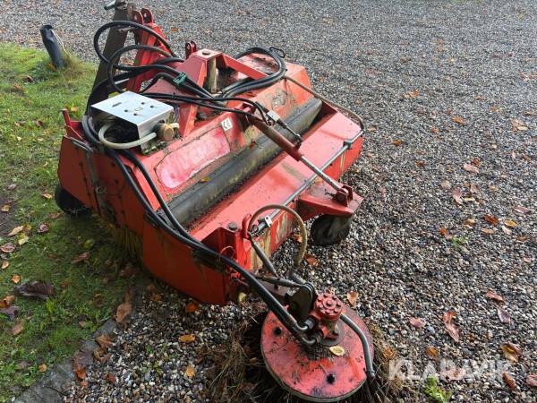 Hydraulisk kost Dücker HDK1300 med vandtilslutning