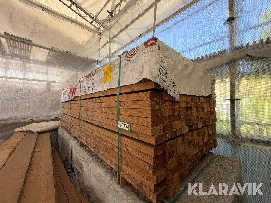 Træbrædder Embla ThermoWood Thermo D, 204 Styk