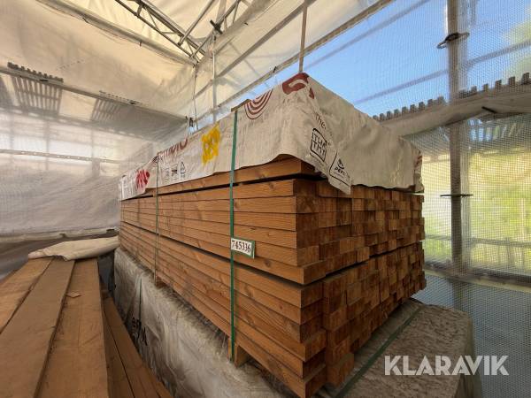 Træbrædder Embla ThermoWood Thermo D, 204 Styk