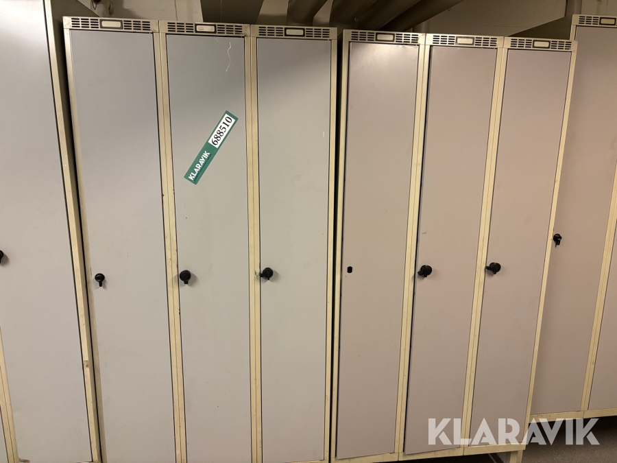 Omklædningsskabe 2 sektioner