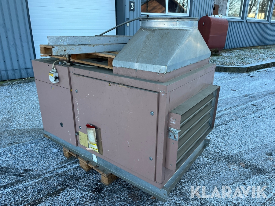 Gasfyret varmluftkalorifere Reznor Euro T 2075E