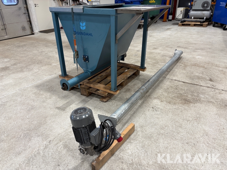 Blandetank med omrører Øgendahl med transportørsnegl