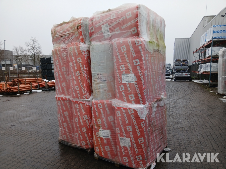 Murisolering 150mm lambda 34 Rockwool 64 m2