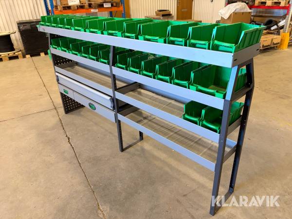 Varebilsreol / varebilsindretning System Edström 1 styk