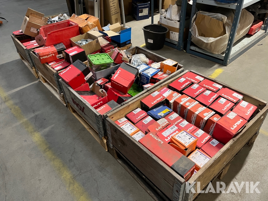 Ekspantionsbolte Hilton/Fischer blandet lot