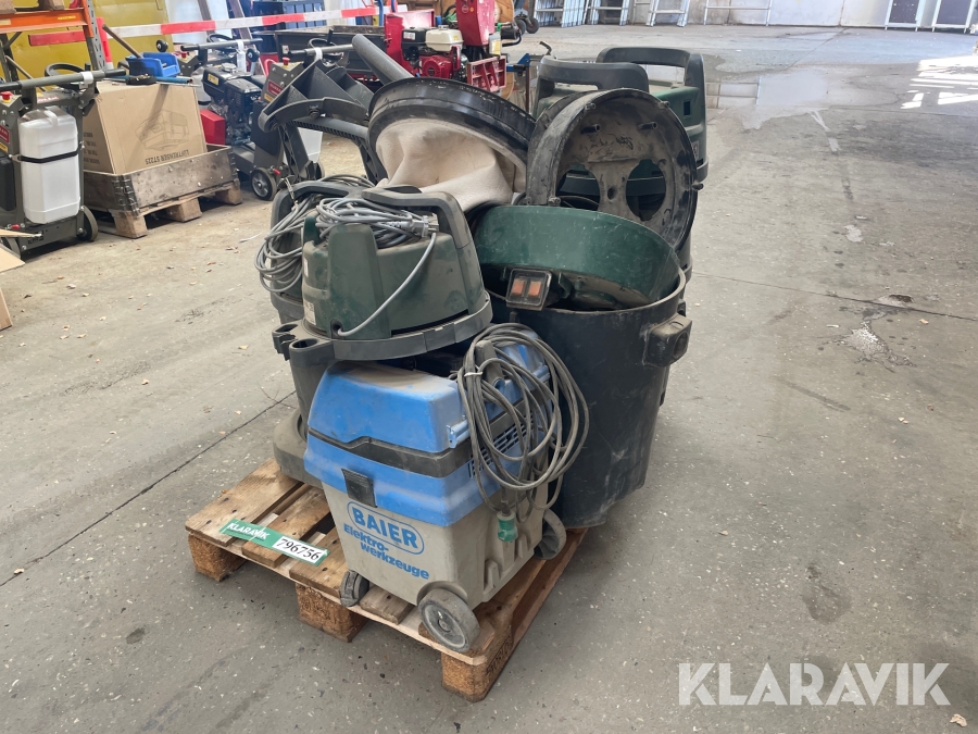 Industristøvsugere Gerni VAC 590 og VAC 490