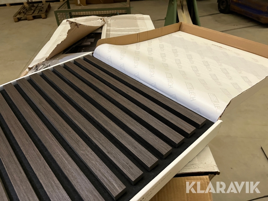 Akustikpaneler Fibrotech Smoked Oak 80 styk