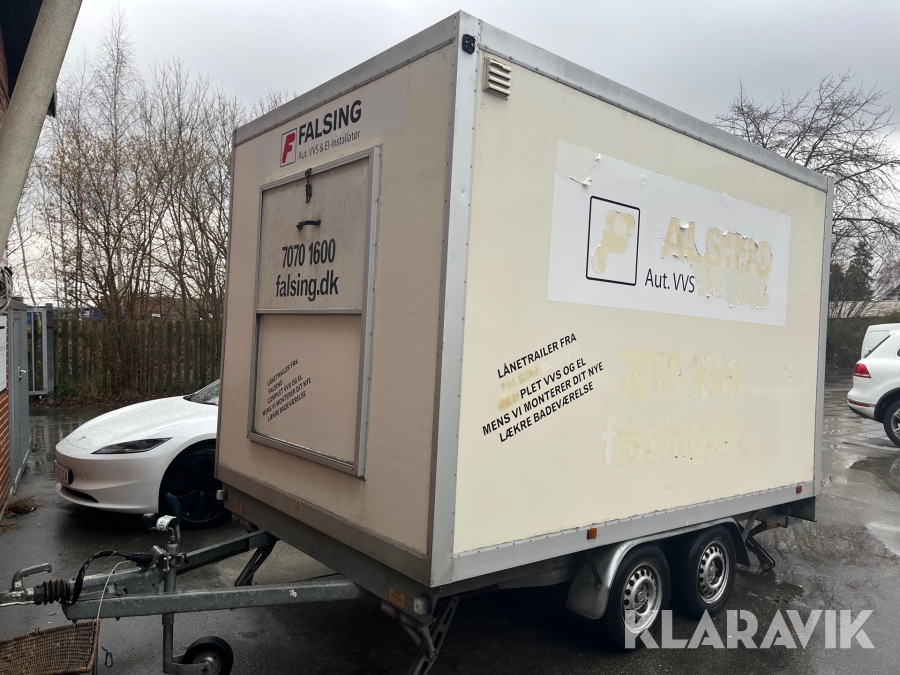 Personale vogn De Forenede Trailerfabrikker kontor og toilet