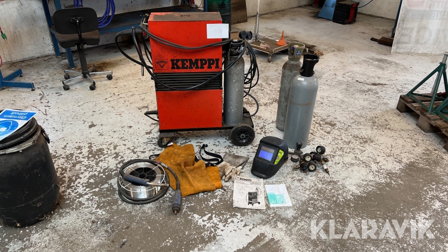 Co2 svejser kemppi + aluminiumsudstyr.