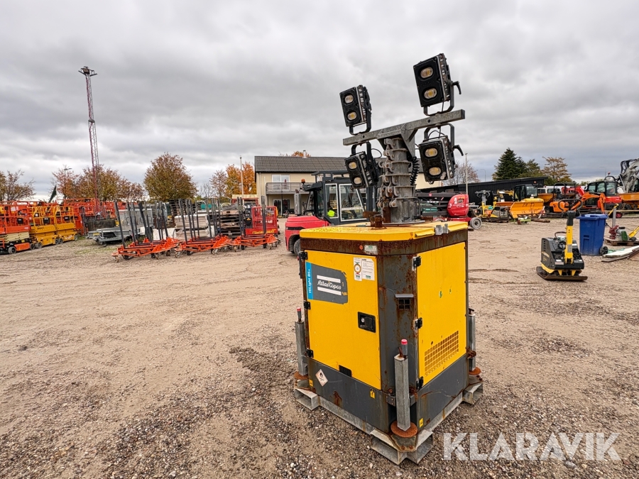 Teleskoplysmast Atlas Copco HiLight B5+ 8 meter