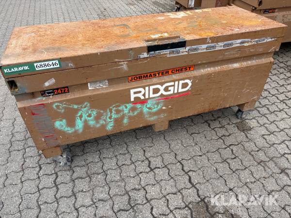 Værktøjs kasse 184x62x108cm RIDGID Jobmaster chest 2472
