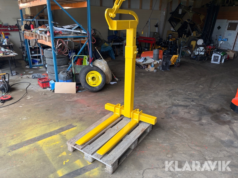 Pallegafler til kran