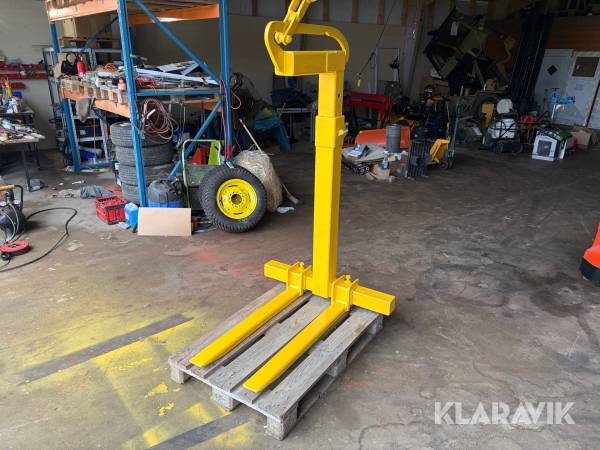 Pallegafler til kran