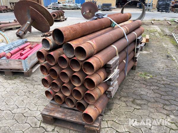 Casing jern rør 22 styk