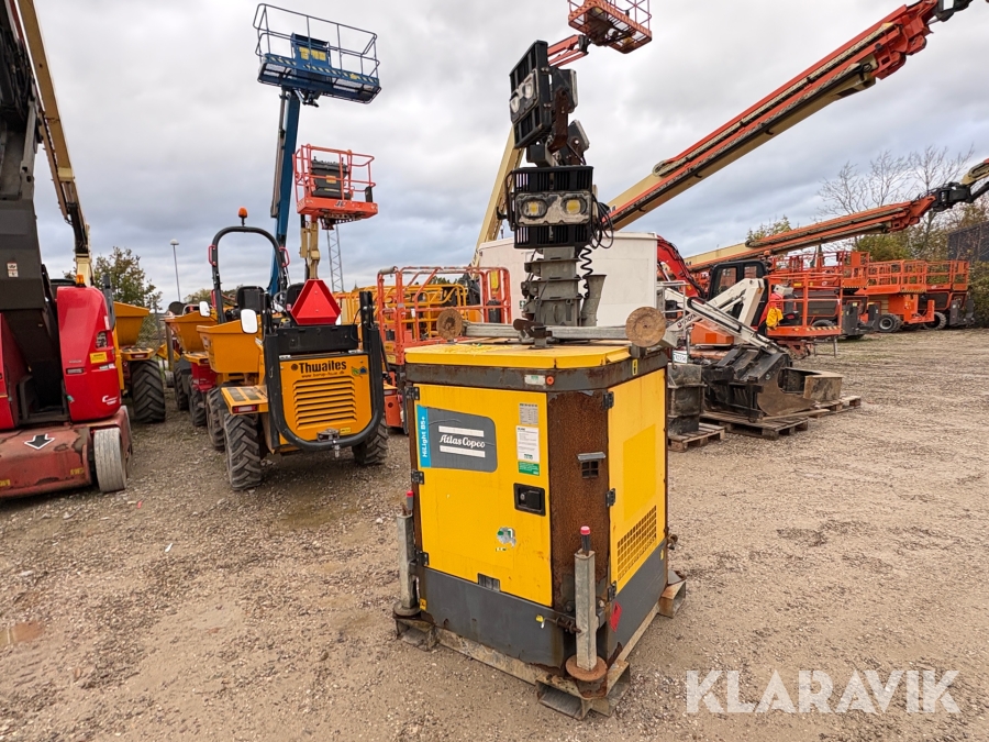 Teleskoplysmast Atlas Copco HiLight B5+ 8 meter