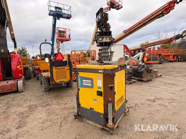 Teleskoplysmast Atlas Copco HiLight B5+ 8 meter