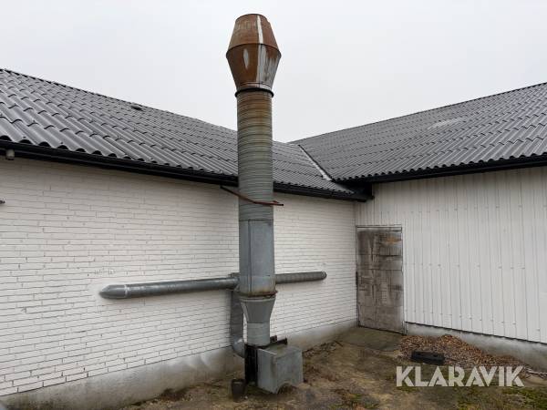 Udsugningsanlæg med 2 sugearm