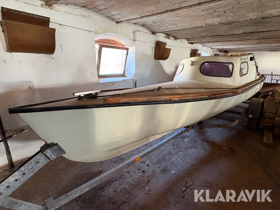 Båd Barracuda 21 med trailer