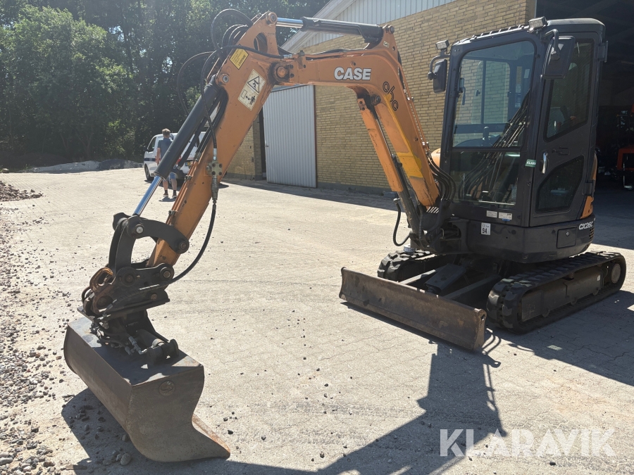 Gravemaskine Case CX26C