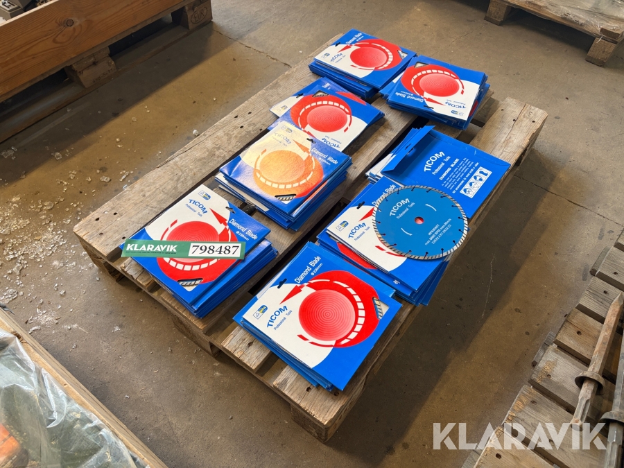 Skæreskiver TICOM Professional Tools Ø230 mm 68 styk.