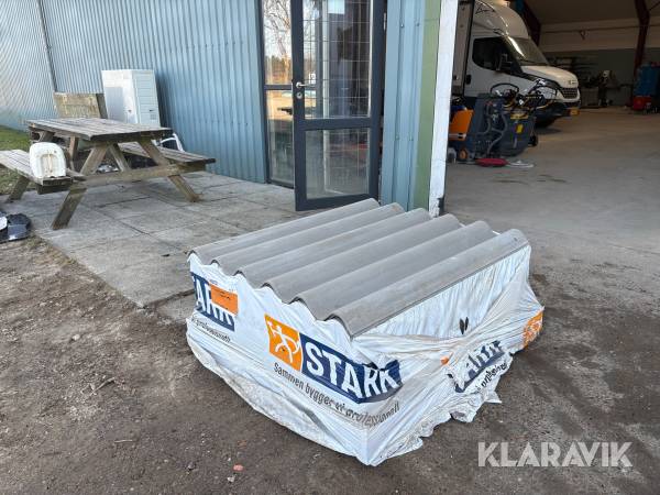 Bølgeplader Cembrit B9 mørkegrå - 30 styk.