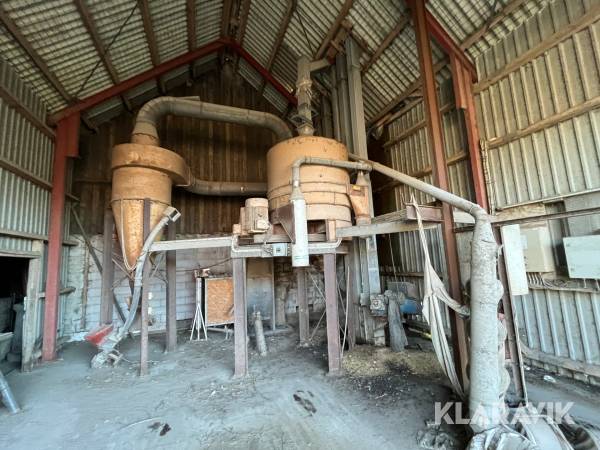 Korn rensningsanlæg