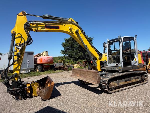 Gravemaskine Wacker Neuson ET145 med rotortilt og skovl
