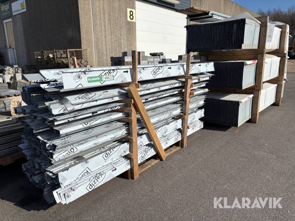 Facade og tag profiler Kalzip Clikfals C, FalZink 270 styk