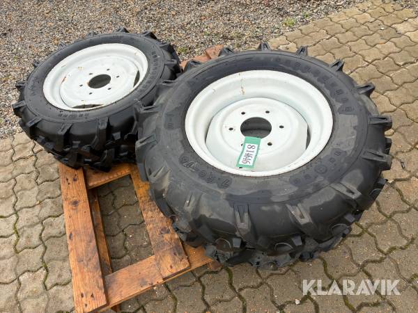 Kompakttraktor dæk 2 styk 6.00-16 og 2 styk 7,5-16