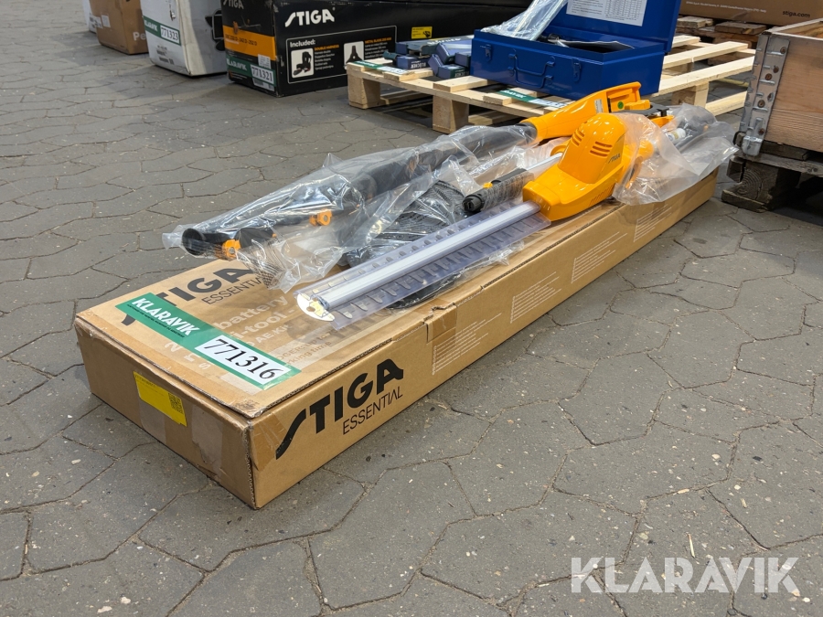 Multitool Stiga Essential hækkeklipper og sav