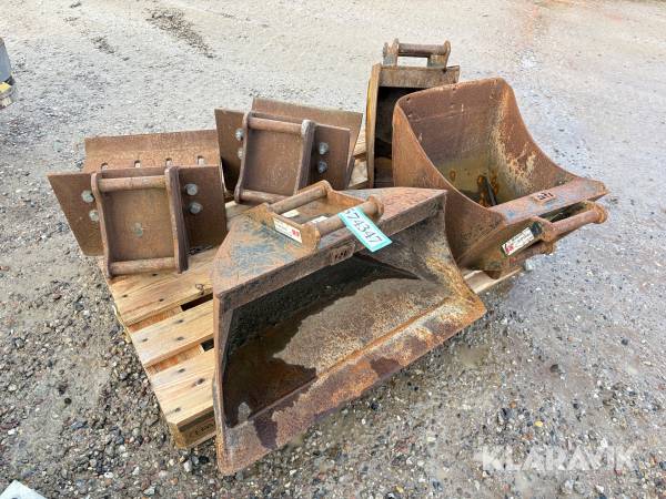 Skovle /redskabs lot  5styk  s30-150 fæste JST/RF